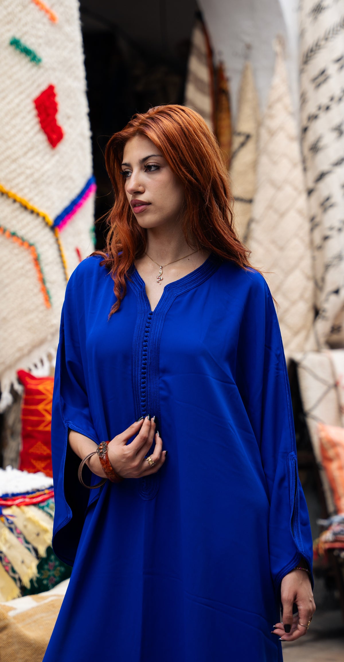 BELDI DRESS - NAVY