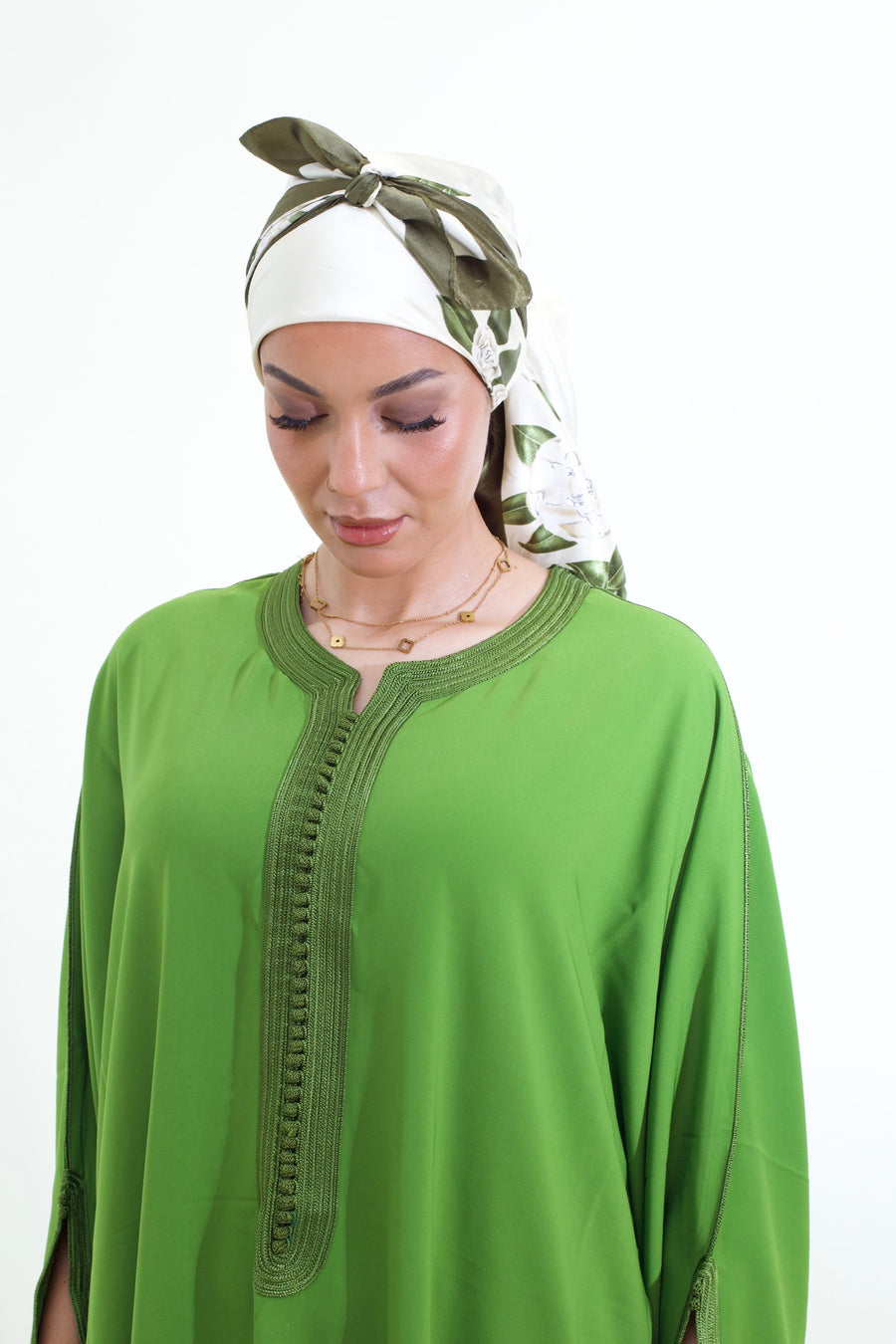 BELDI DRESS - VERT ZAYTUN