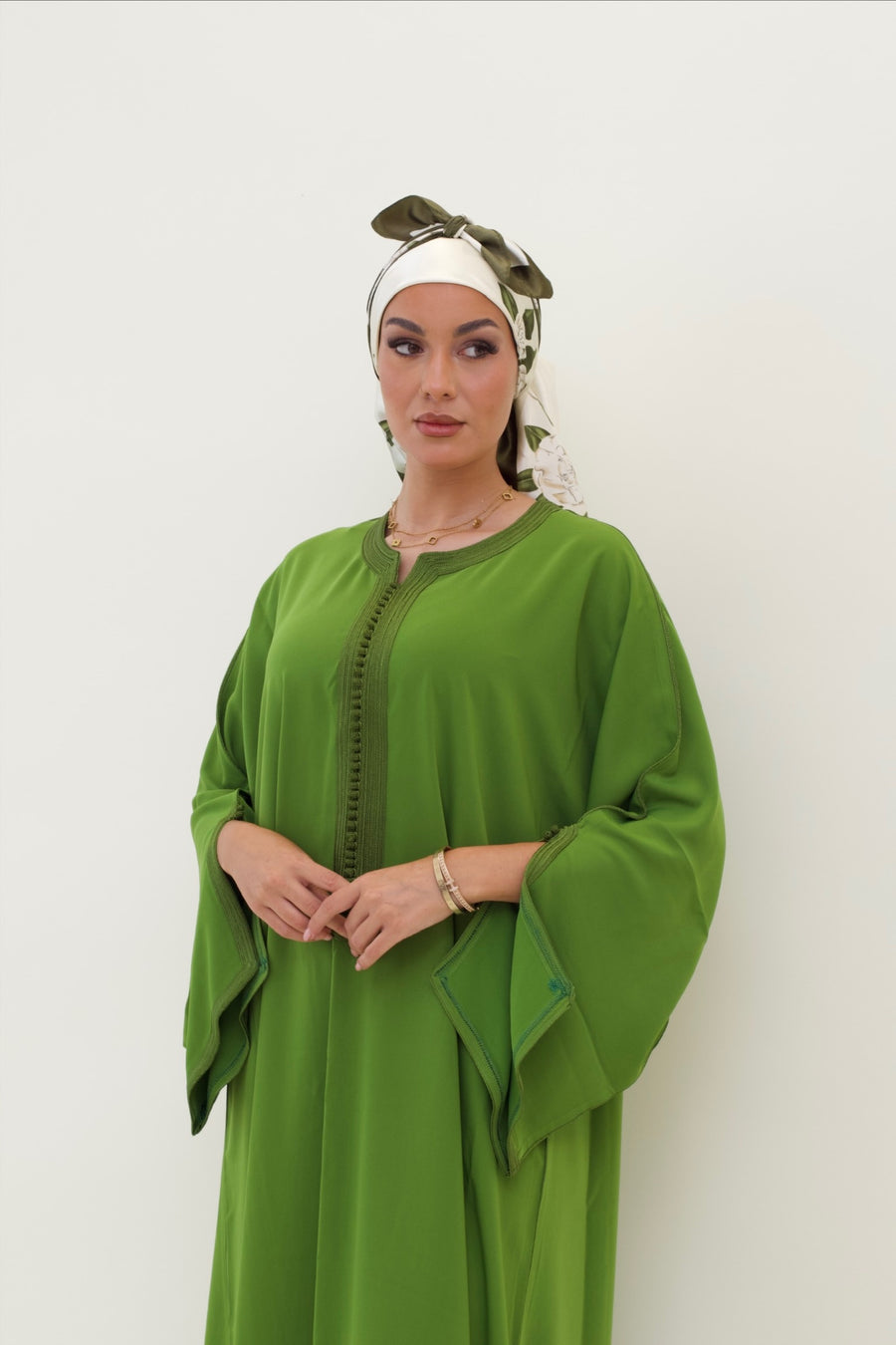 BELDI DRESS - VERT ZAYTUN