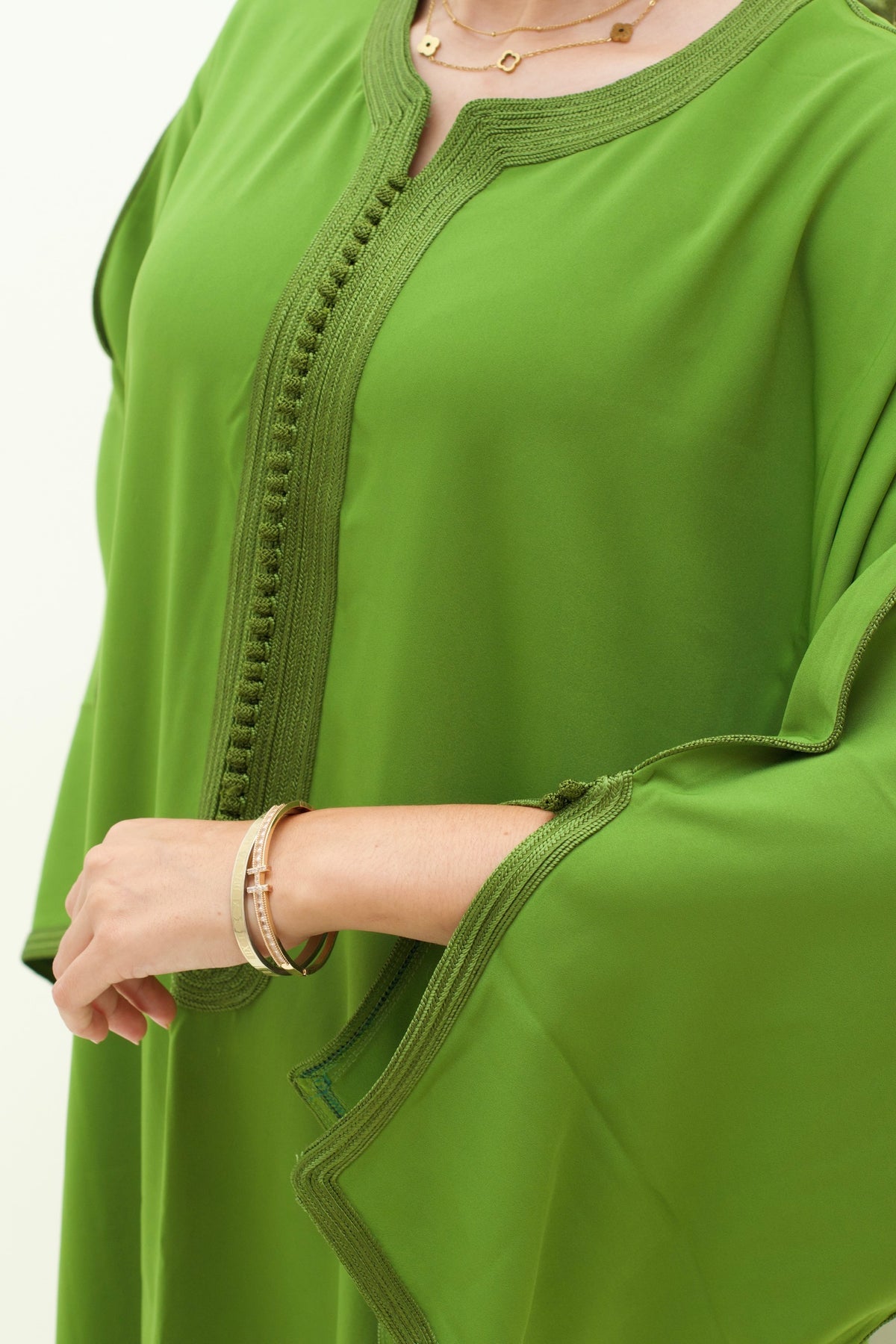 BELDI DRESS - VERT ZAYTUN