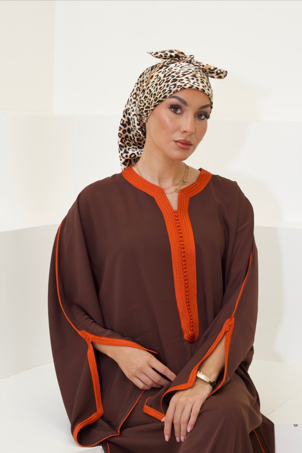 BELDI DRESS - TERRACOTA