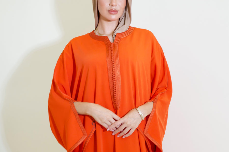 BELDI DRESS - SAFFRON